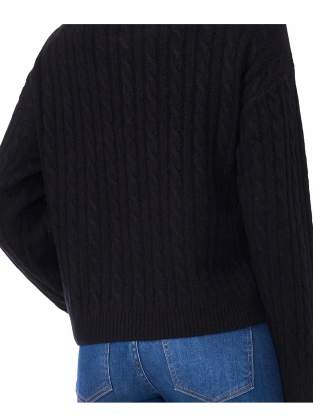 Ted Baker Floral Embroidered Black Knit Sweater - Picture 3 of 3